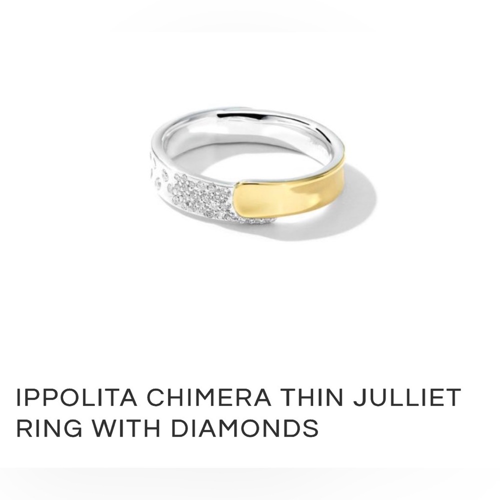 Ippolita 18k Diamond Chimera Bonded Ring